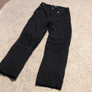 Girls black snow/ski pants 10/12